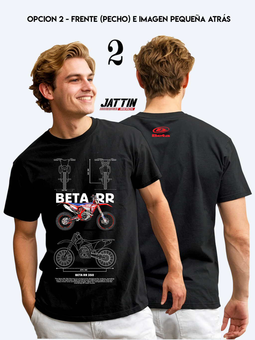 CAMISETA BETA RR 350 RACING: Enduro Puro Ref. 20002